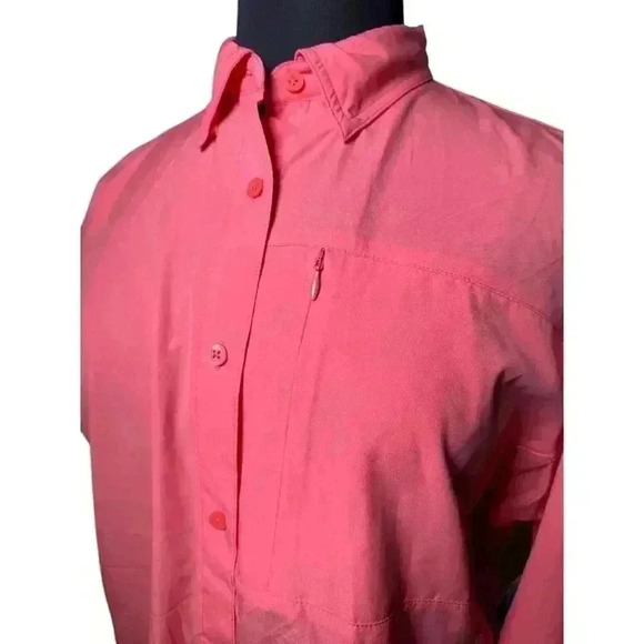 Bimini‎ Bay Outfitters Clearwater Long Sleeve Women's Plus Button Shirt Size XXL - Picture 2 of 14